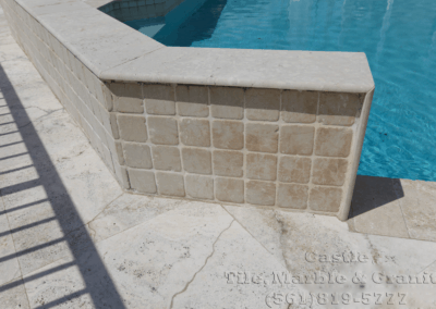 outdoor flooring, pool surround castle tile marble and granite