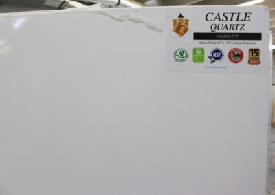 Castle Quartz_3cm Extra White Quartz Close Up