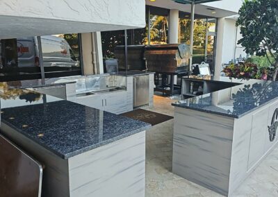 After installing BBQ Countertops using 3cm Imperial Blue Gran (2)