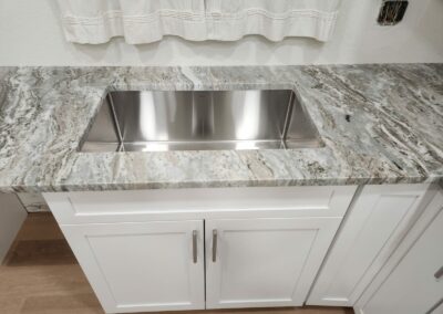 Kitchen done with 3cm River Fantasy Polished in Boynton Beach 1