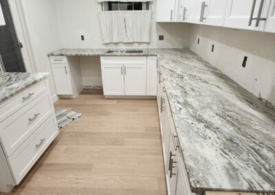 Kitchen done with 3cm River Fantasy Polished in Boynton Beach 2