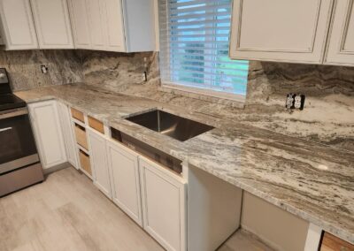 Kitchen done with 3cm River Fantasy Polished in Delray Beach 7